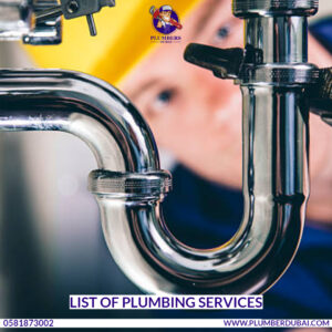 List of Plumbing Services