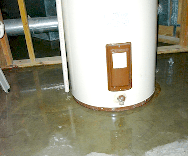 Water heater leakage repair1