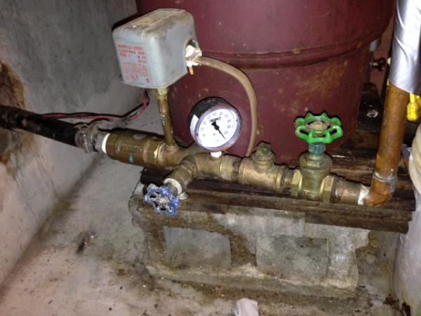 Water Pump Pressure Vessel Replacement