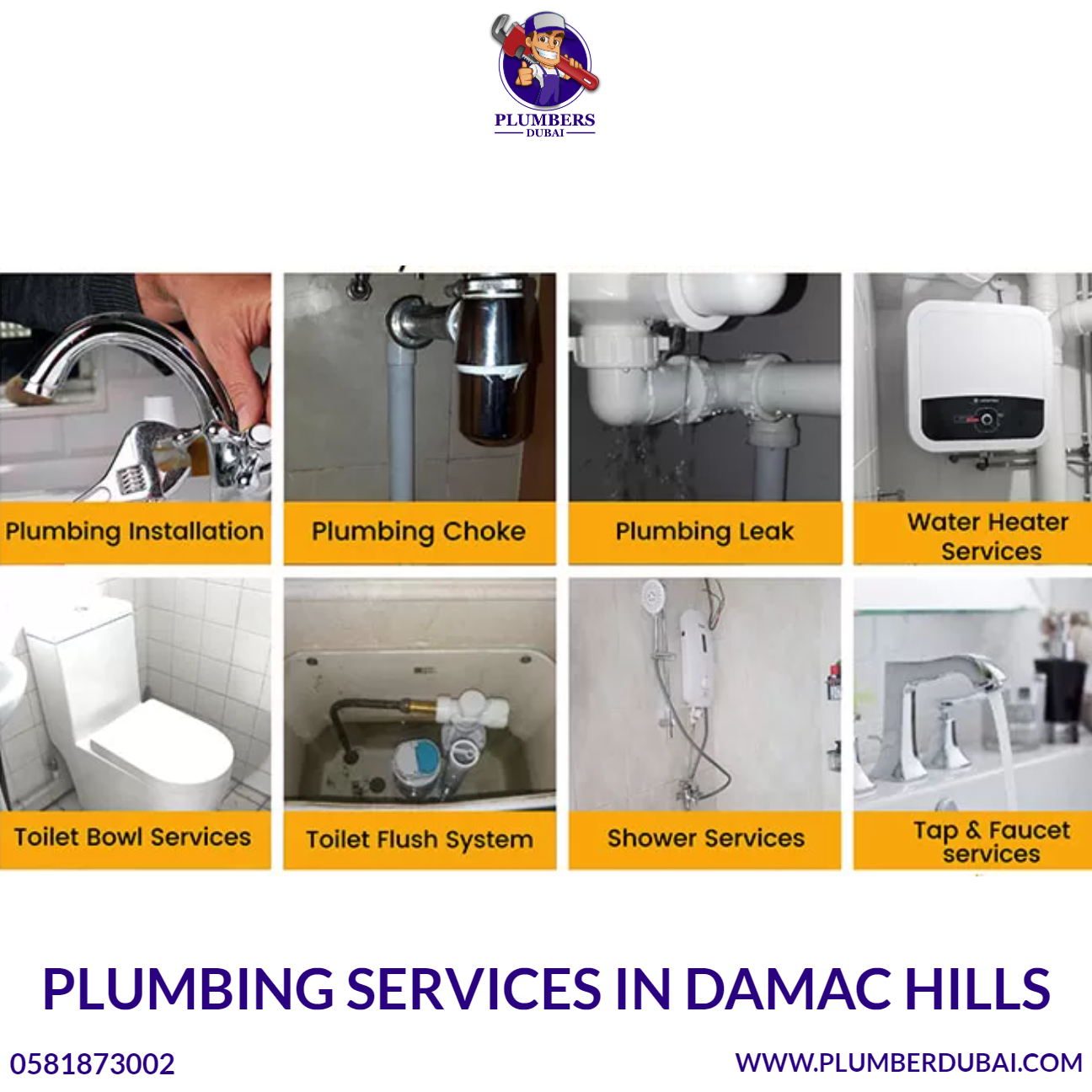 Plumbing Services in Damac Hills