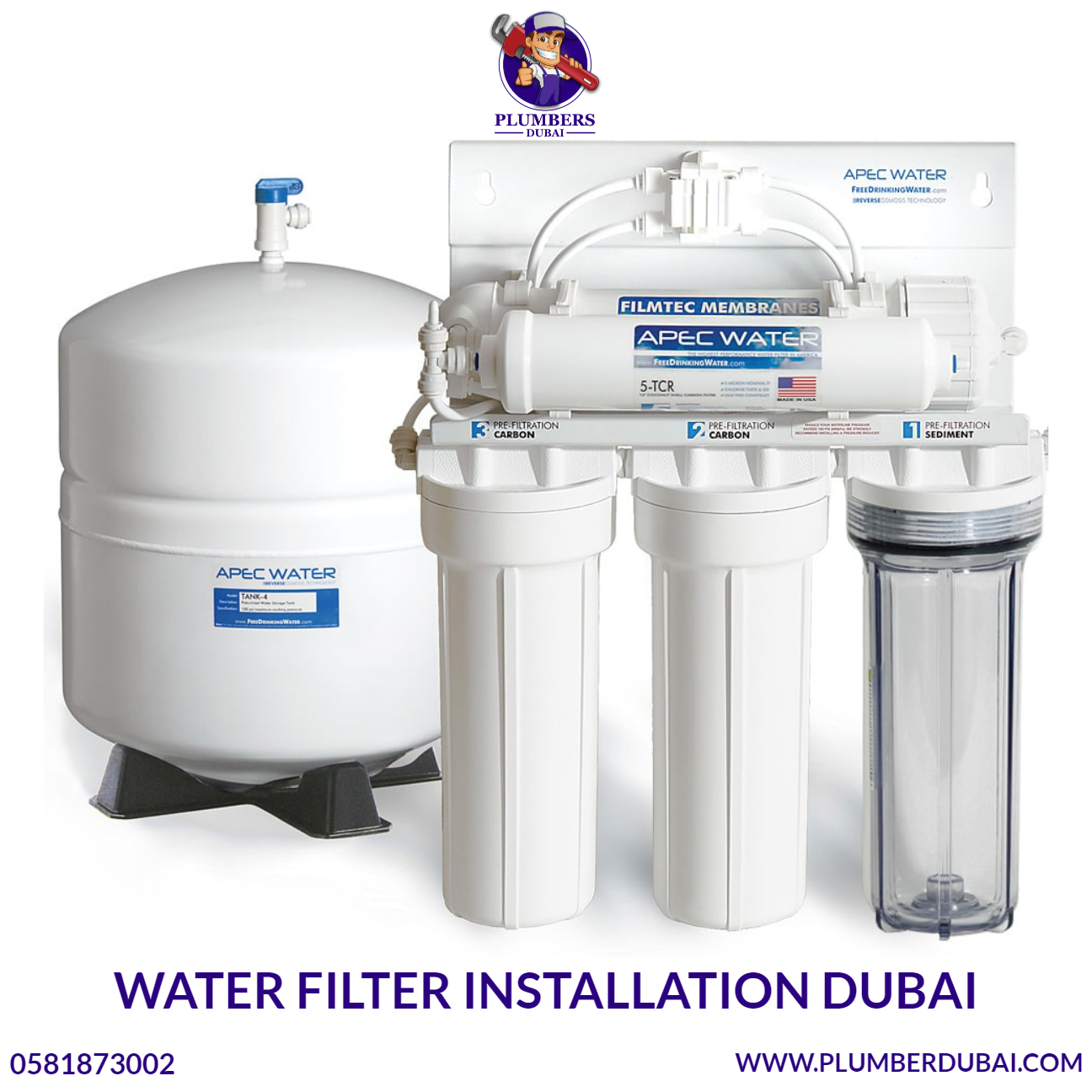 Water Filter installation Dubai