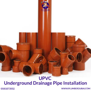 UPVC Underground Drainage Pipe Installation 