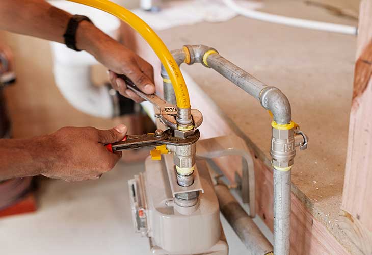 Gas Pipe Fitting Service