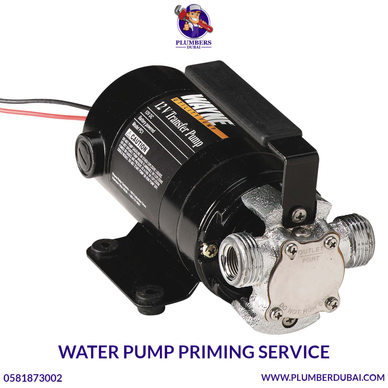 Water Pump Priming Service