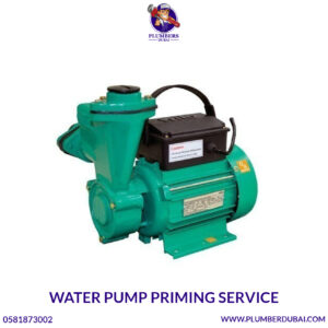 Water Pump Priming Service
