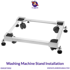 Washing Machine Stand Installation