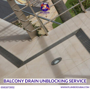 Balcony Drain Unblocking Service