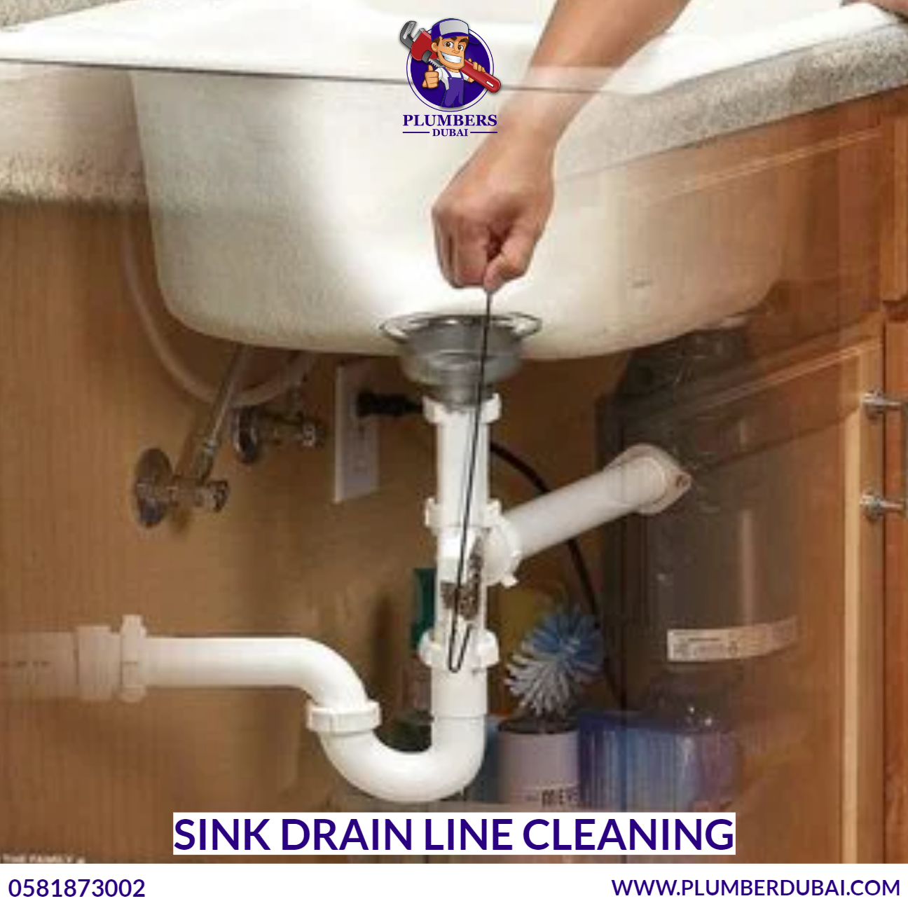 Sink Drain Line Cleaning