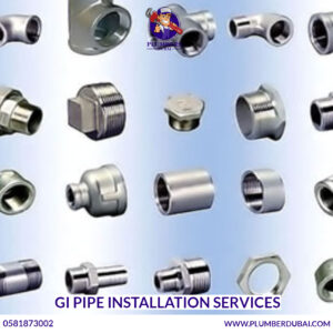 GI pipe installation services