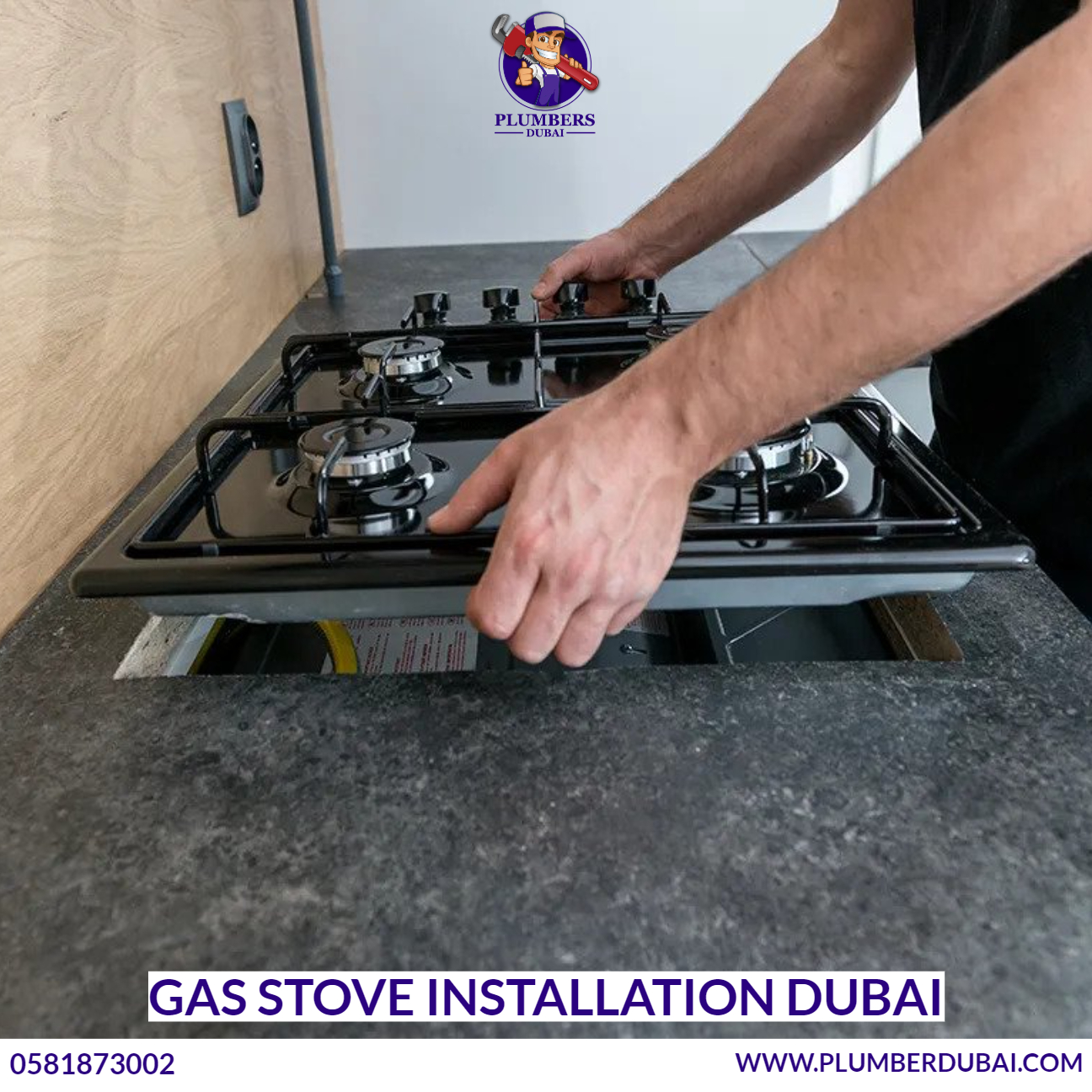 Gas stove installation Dubai