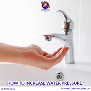 How to increase water pressure?