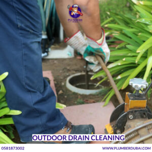 Outdoor drain cleaning