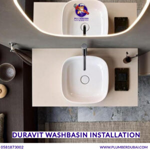 Duravit washbasin installation
