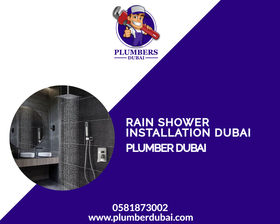 Rain shower installation Dubai