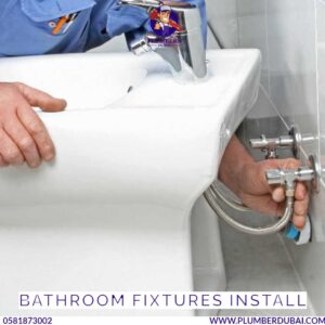 Bathroom fixtures install