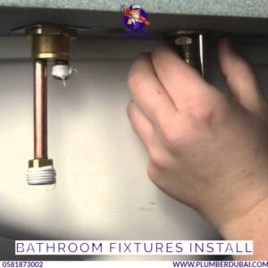 Bathroom fixtures install