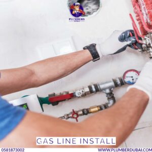 Gas line install