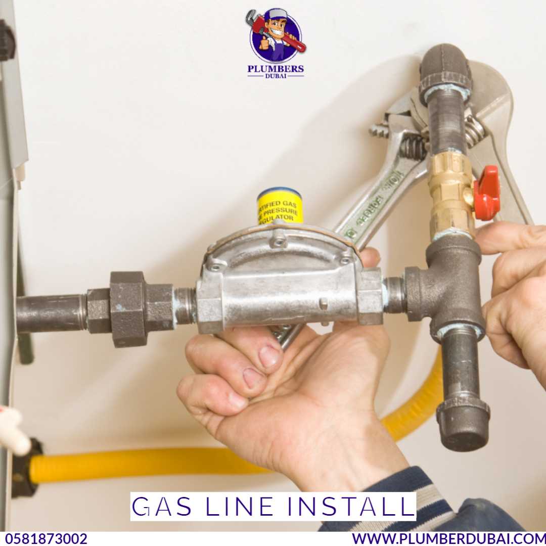 Gas line install