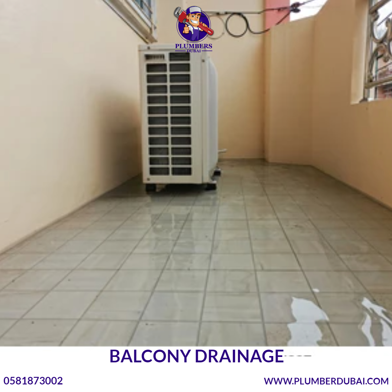 Balcony drainage