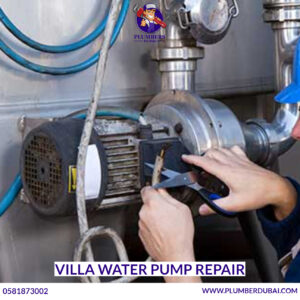Villa water pump repair