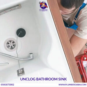 Unclog bathroom sink