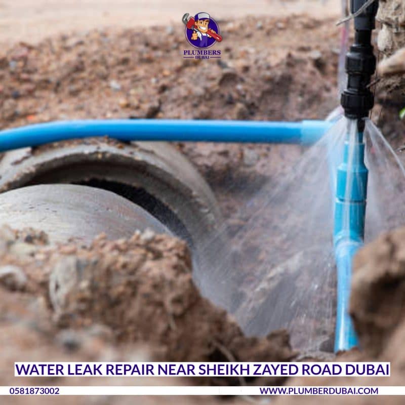 Water Leak Repair Near Sheikh Zayed Road Dubai - 0581873002