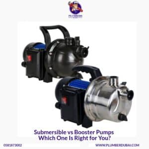 Water pump repair and installation service Dubai submersible booster