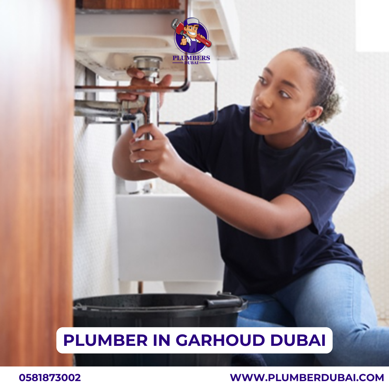 Residential villas and apartment buildings in Garhoud Dubai